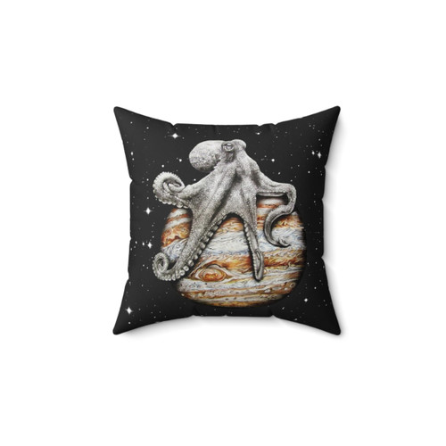 Celestial Cephalopod Pillow - Unique Octopus-Themed Decor