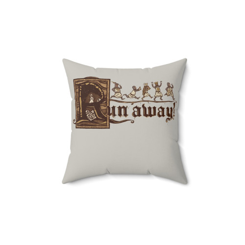 Monty Python Run Away! Pillow