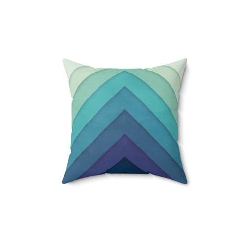 Retro Chevron Pattern Pillow