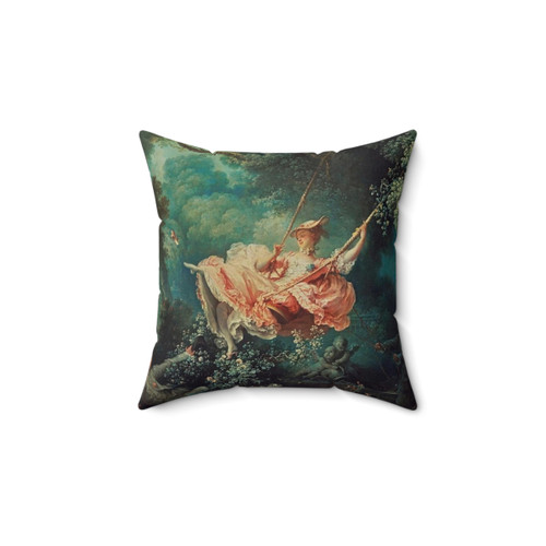Fragonard Inspired Pillow with The Swing Design