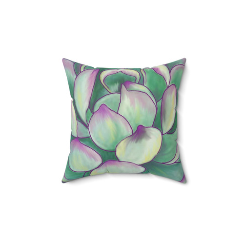 Succulent plant decorative pillow