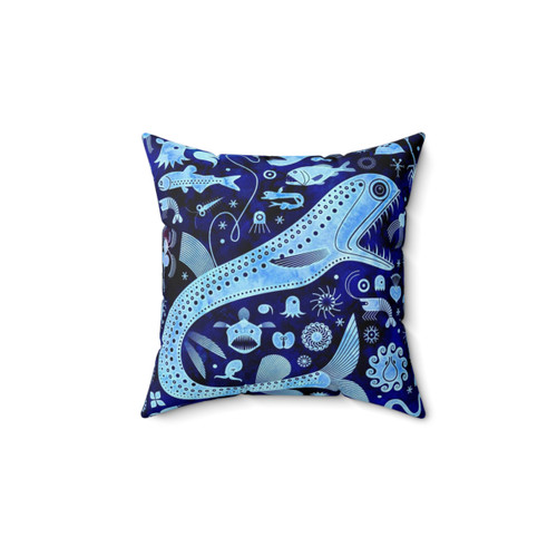 Deep Sea Life Pillow by Artist Scott Partridge