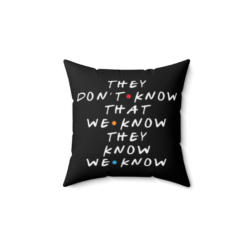 Friends TV Show Themed Throw Pillow