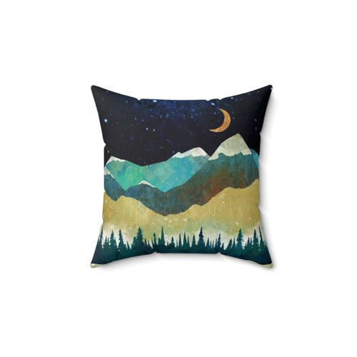Snowy Night Decorative Pillow