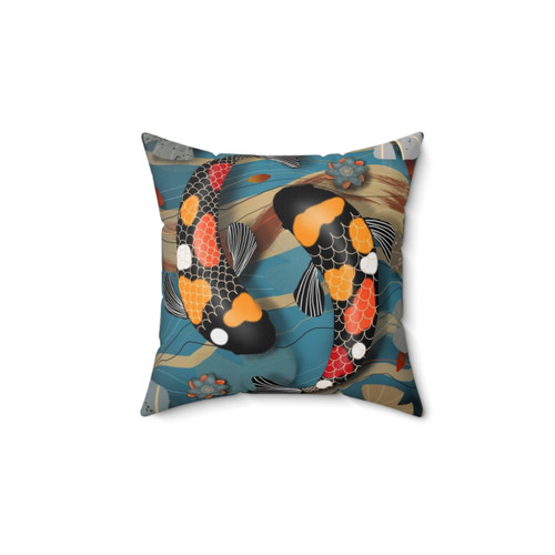 Koi Watergarden Decorative Throw Pillow