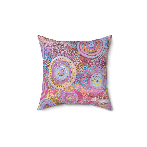 Seashell design throw pillow for coastal home decor
