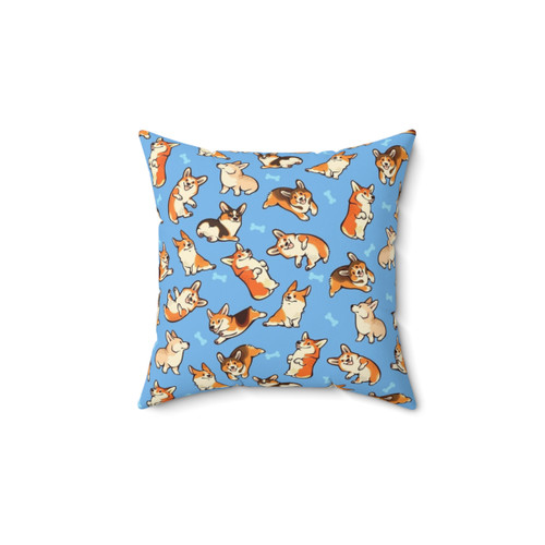 Corgi Themed Decorative Pillow