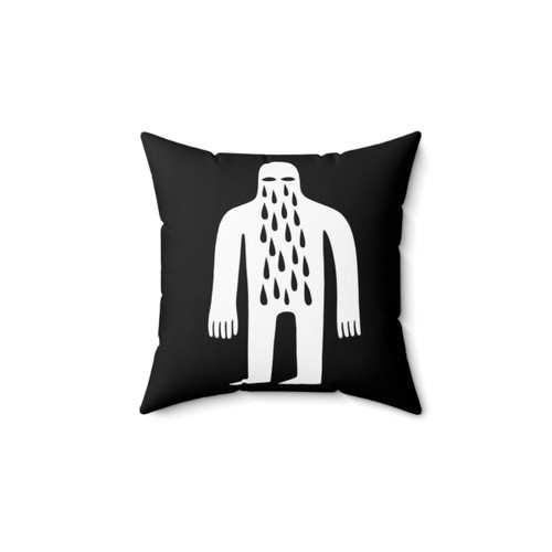 Minimalist Crying Man Pillow