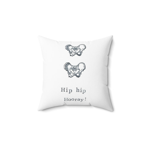 Funny Skeleton Anatomy Pillow