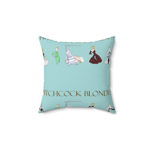 Minimalist Hitchcock Blondes Pillow