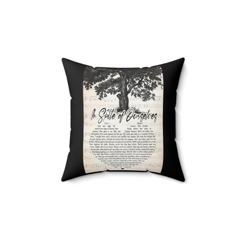 In Spite of Ourselves Lyrics Wall Art Pillow