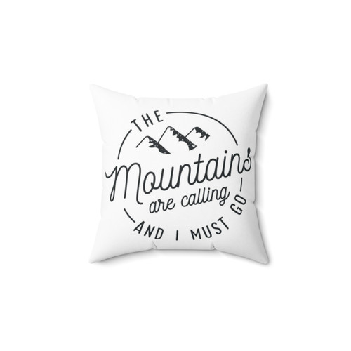The Mountains Are Calling Outdoor Pillow