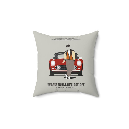 Ferris Bueller's Day Off Minimalist Movie Pillow