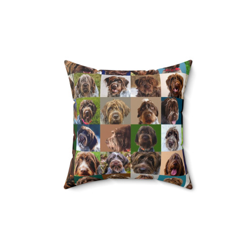 GRIFF PUZZLE SPECIAL EDITION Pillow featuring dog portrait
