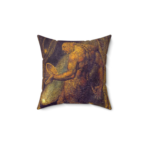 William Blake Red Dragon Pillow