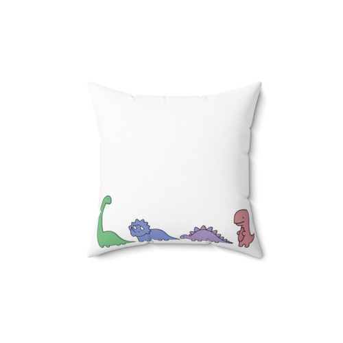 Dinosaur Illustrations Decorative Throw Pillow