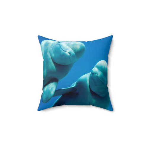 Beluga Whale Plush Pillow