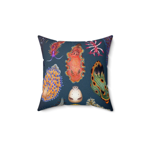 Nudibranchs Plate Decorative Pillow