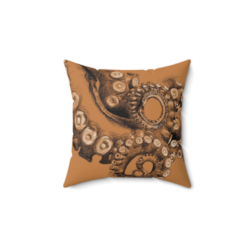 Octopus Tentacle Drawing Pillow