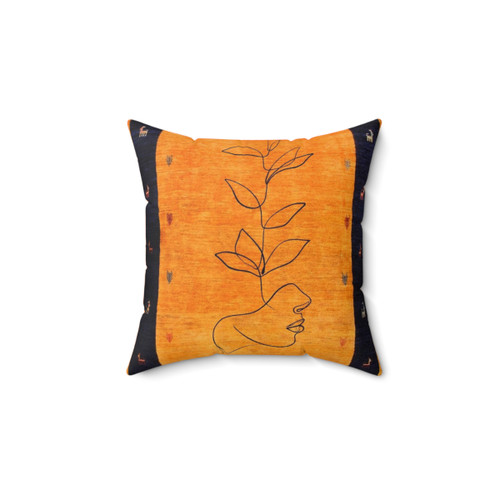 Traditional Moroccan Style Artwork Decorative Throw Pillow