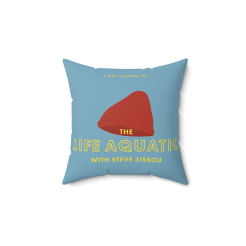 Steve Zissou Beanie Poster Decorative Pillow