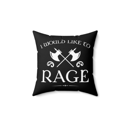 Barbarian Rage Pillow for Dungeons & Dragons Fans