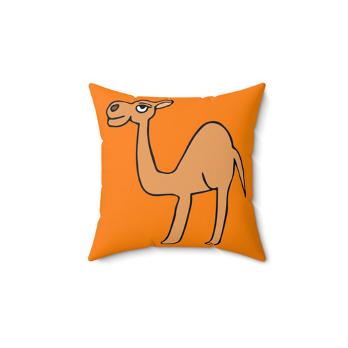 Camel Orange Pillow by Everything Eli