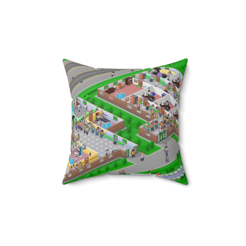 Theme Hospital Retro Pillow