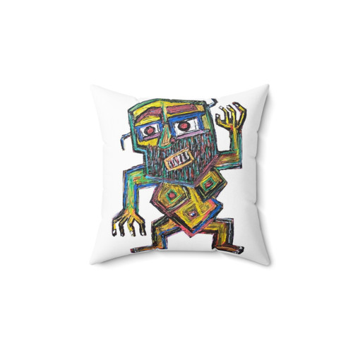 Colorful Expressionist Pillow