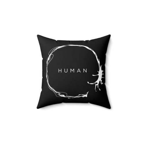 HUMAN II Sci-Fi Themed Pillow