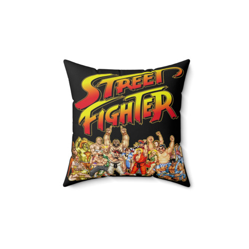 Street Fighter Retro Gaming Pillow
