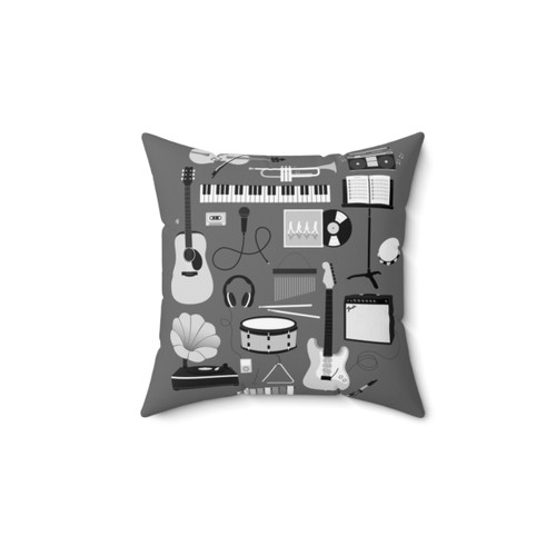 Decorative Music Things Pillow