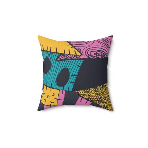 Nightmare Before Christmas Pillow featuring Jack Skellington and Sally
