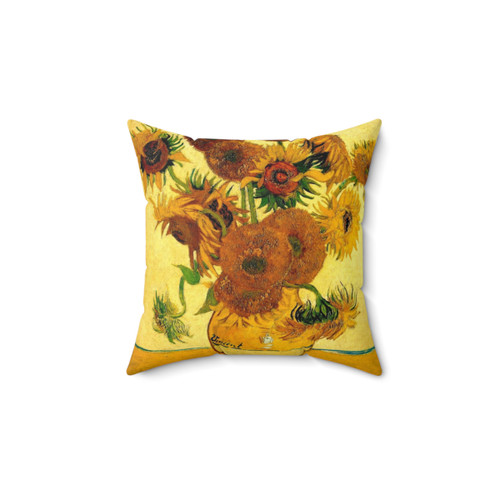 Van Gogh's Sunflowers Floral Pillow