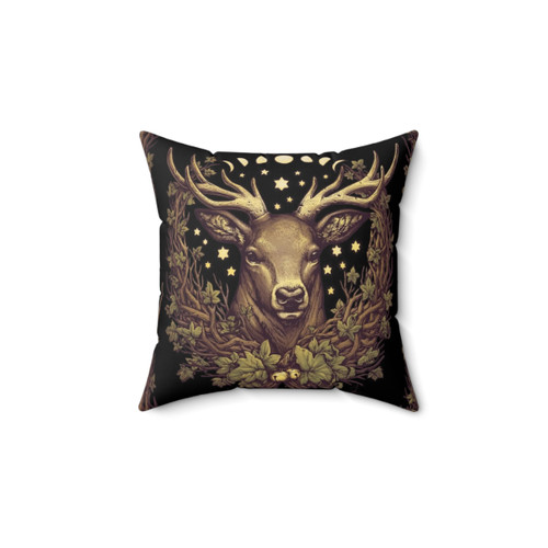 Cernunnos Stag Decorative Pillow