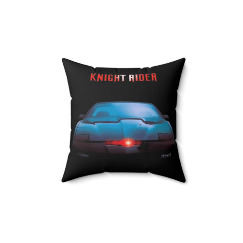 Retro Knight Rider Pillow with Iconic 80s Car Design