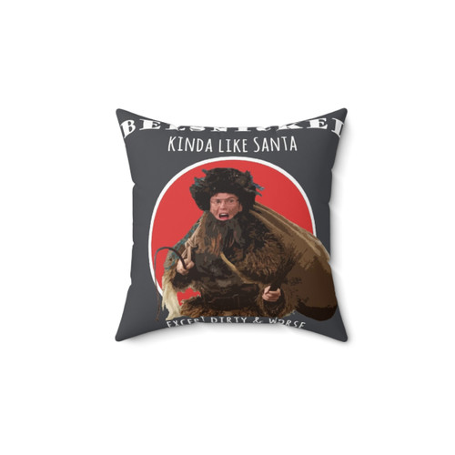 Belsnickel Ugly Christmas Pillow