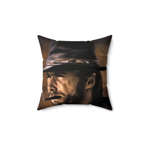Vintage Cowboy Pillow for Western Home Decor