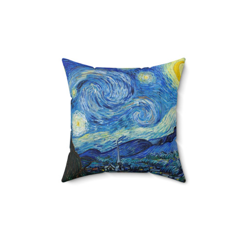 The Starry Night Decorative Throw Pillow by Vincent van Gogh