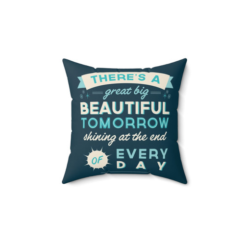 Beautiful Tomorrow Disney Inspired Pillow