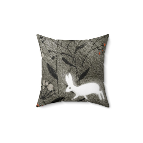 Hare Pillow - Soft and Stylish Botanical Accent Pillow