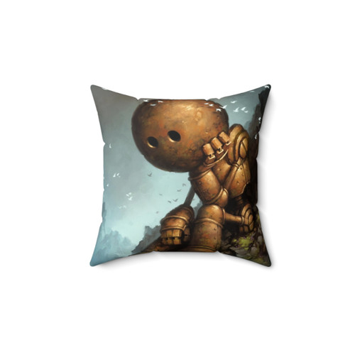Rusty Robot Introversion Pillow