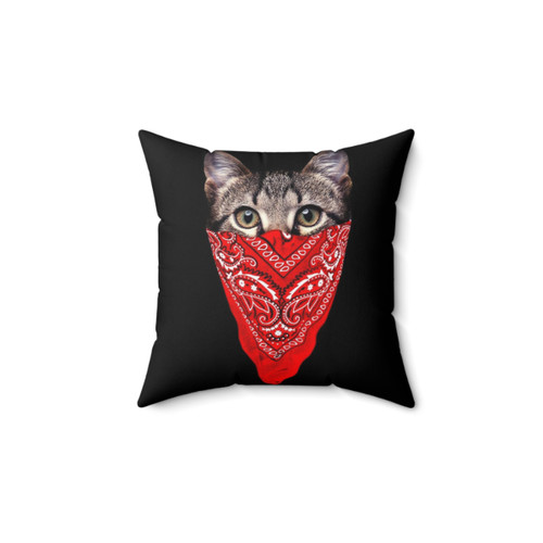 Adorable Gangster Cat Pillow
