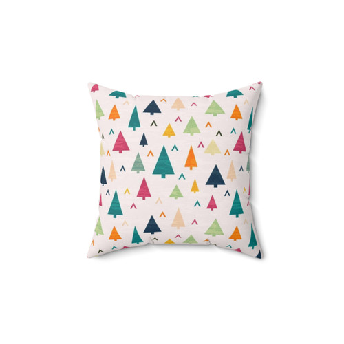 Multicolor Christmas Tree Pillow