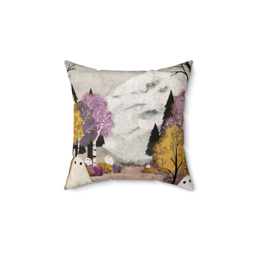 Autumn Mountain Landscape Pillow