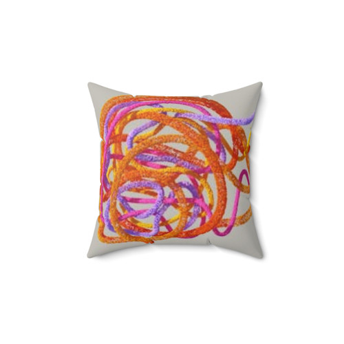 Snazzy Seagull Pillow with Unique Face Art Design