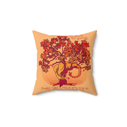 Autumn Forest Spirit Pillow - Cozy Fall Decor