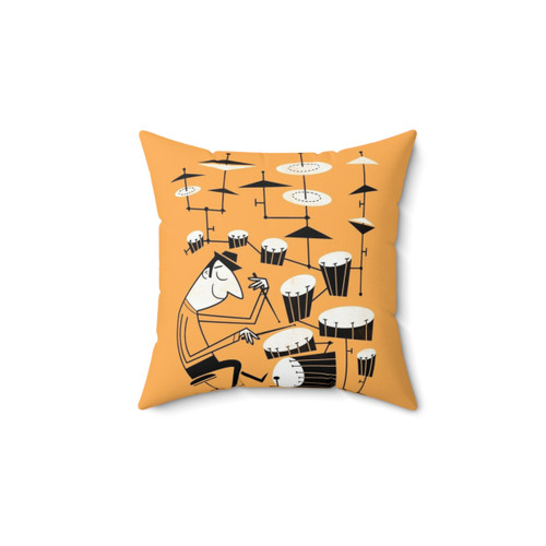 Funky Music Beat Decorative Pillow