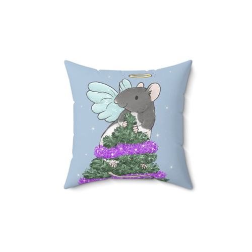 Cute Christmas Angel Rat Pillow