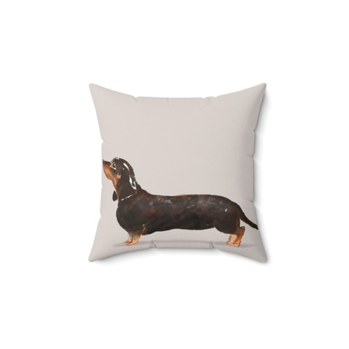 Watercolor Dachshund Pillow - Cute Dog Home Decor